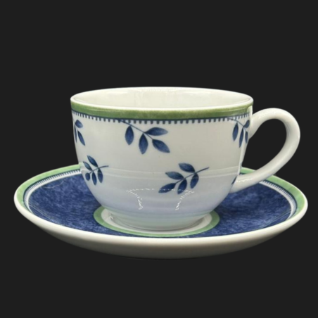 Villeroy & Boch Switch 3: Kaffeetasse / Tasse mit Unterteller, rund Cordoba - neu (8853598142788)