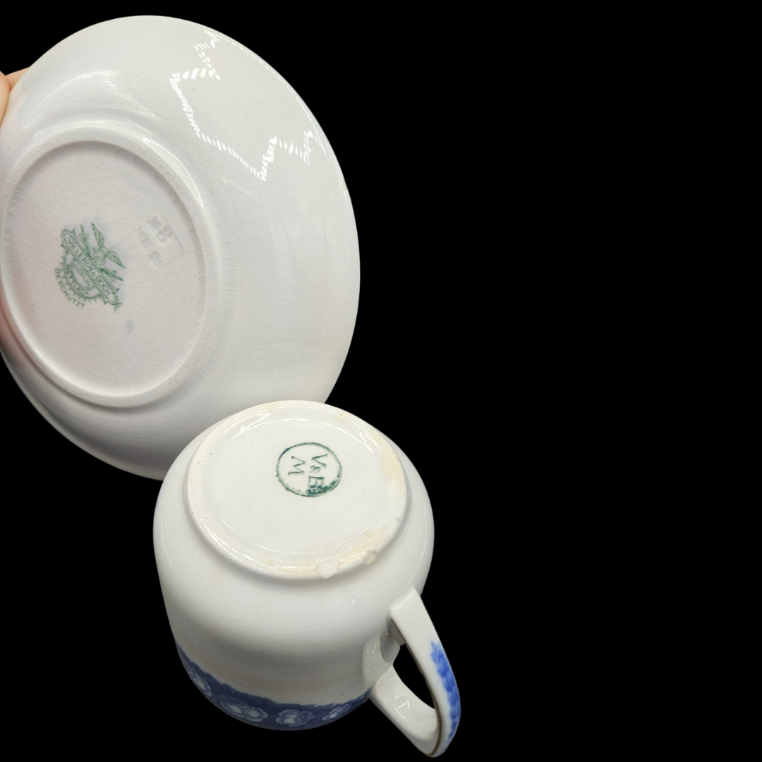 Villeroy & Boch Gudrun: Kaffeetasse / Tasse mit Unterteller (7120689332361)