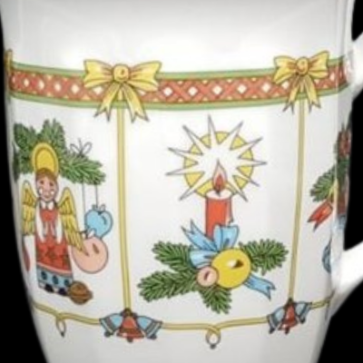 Rosenthal Classic Maria Weiß Weihnachten: Kaffeebecher / Henkelbecher (7120843997321)