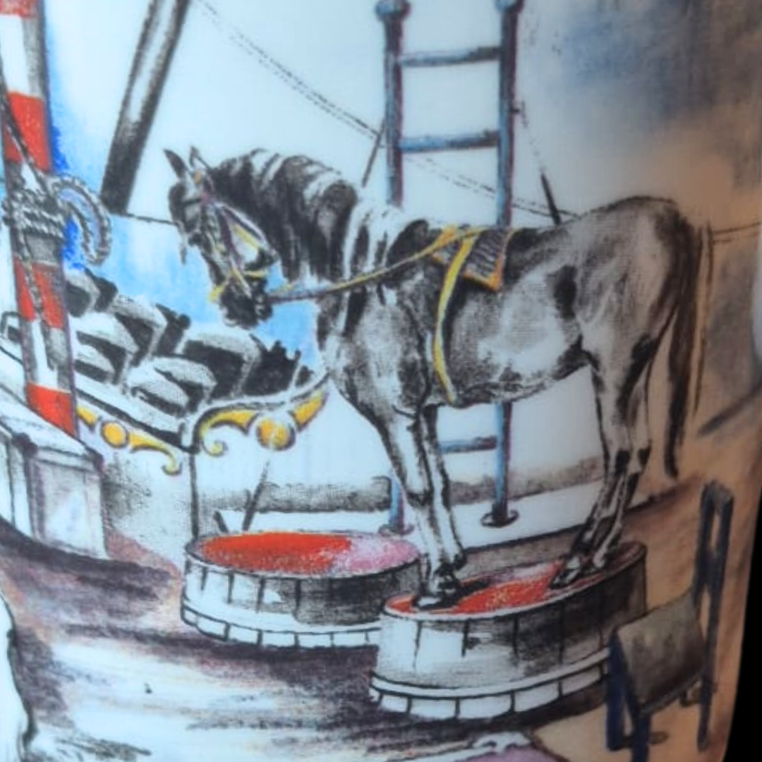 Villeroy & Boch Rolf Knie Zirkus: Henkelbecher / Kaffeebecher / hohe Kaffeetasse Elefant (Kopie) (15085802750276)