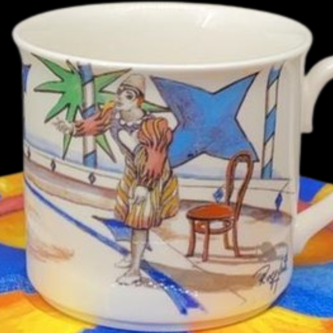 Villeroy & Boch Rolf Knie Zirkus: Mokkatasse / Espressotasse mit Unterteller (7121061413001)