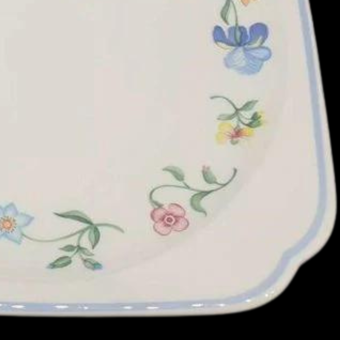 Villeroy & Boch Mariposa: Mikrowellenteller / mikrowellengeeigneter Teller, viereckig (7121049583753)