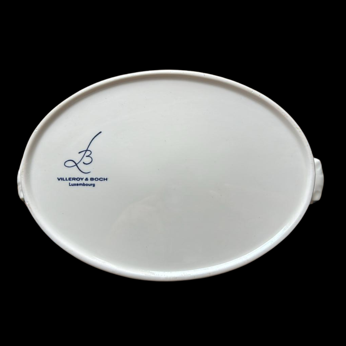Villeroy & Boch Alt Luxemburg Vieux Septfontaines: Terrine, weiß - blau (7121030250633)