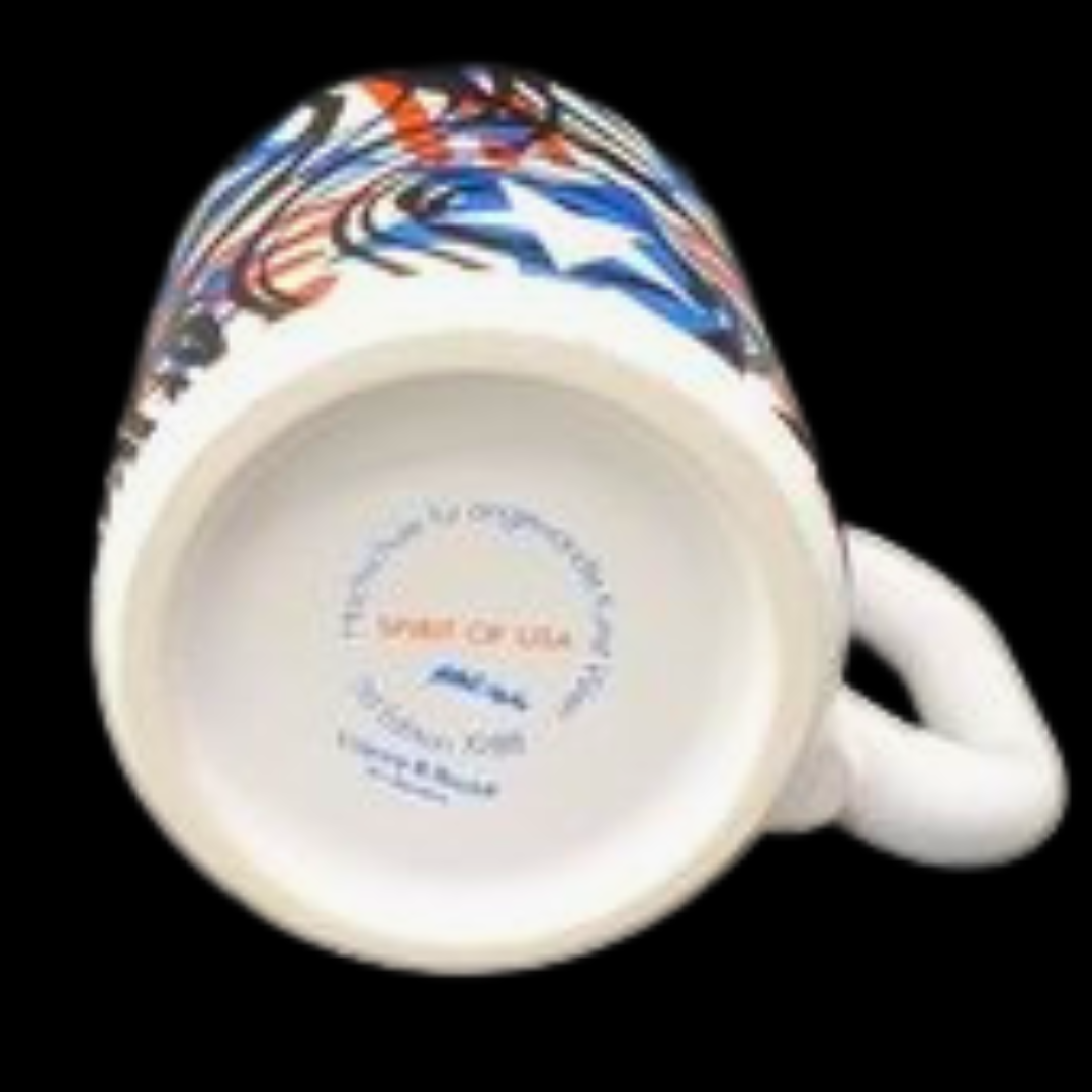Villeroy & Boch Spirit of USA: Kaffeebecher / Henkelbecher Ltd Edition 1988 - Neu & OVP (7121085694089)