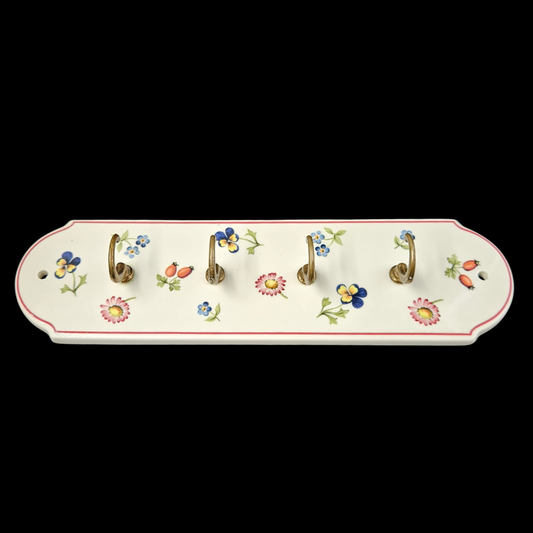 Villeroy & Boch Petite Fleur: Handtuchhalter / Hakenleiste / Halter aus Porzellan (9379383345476)