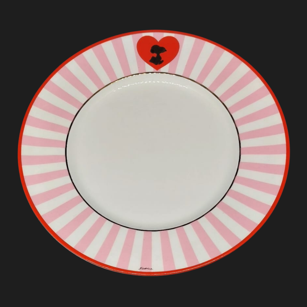 Sieger Design United Labels Flower Strip - Peanuts Best of Snoopy: Kuchenteller (8932340564292)