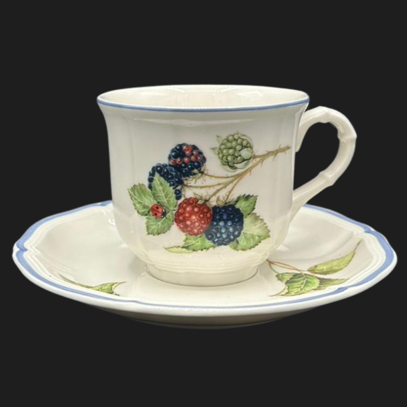 Villeroy & Boch Cottage: Kaffeetasse / Tasse mit Unterteller (8940790972740)