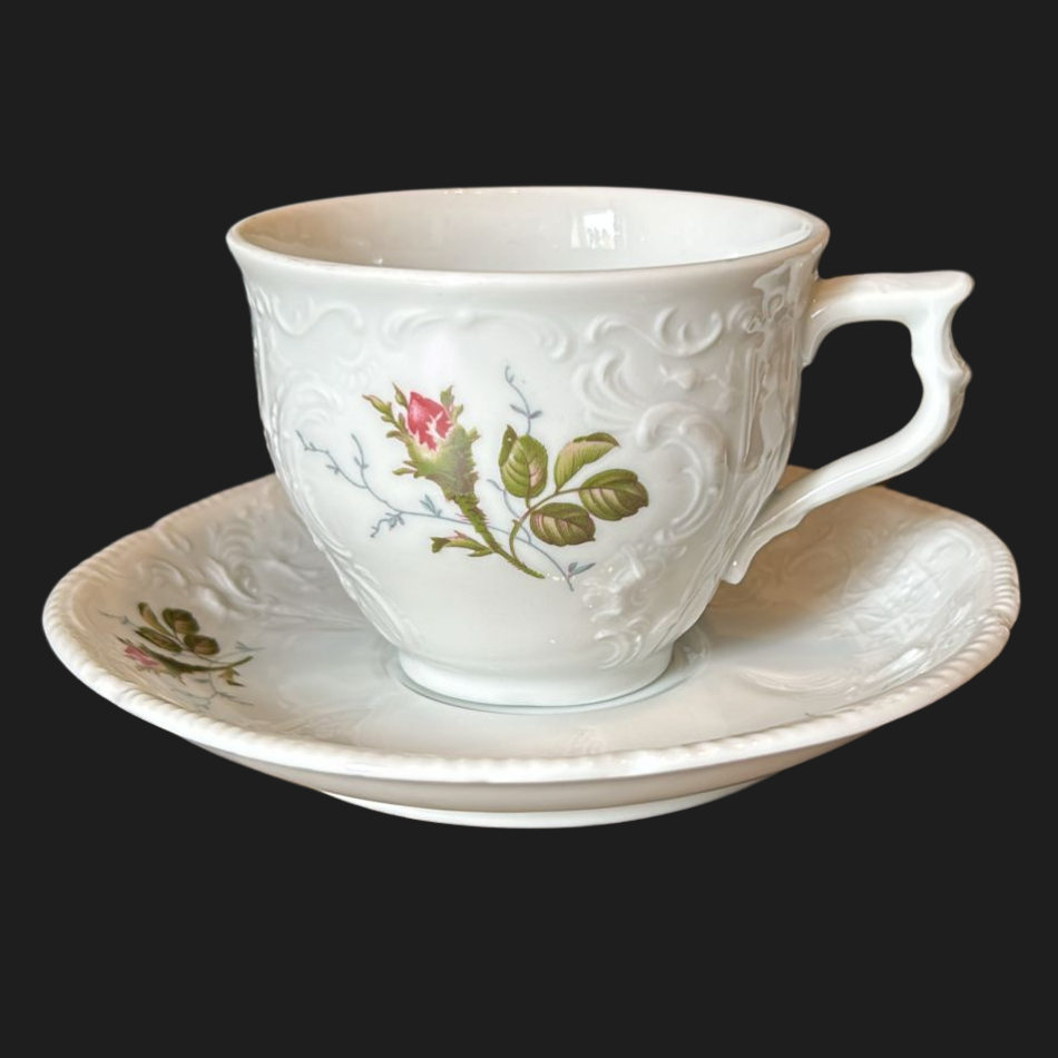 Rosenthal Classic Rose Sanssouci Moosrose: Kaffeetasse / Tasse mit