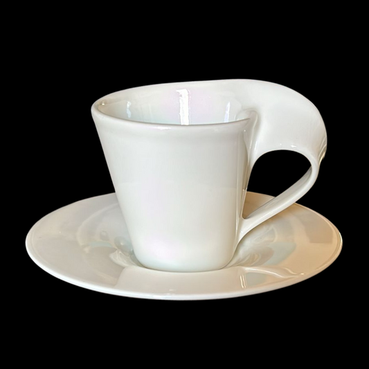 Villeroy & Boch New Wave: Mokkatasse mit Unterteller (9137391042884)