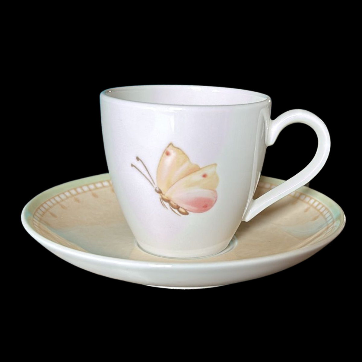 Villeroy & Boch Florea: Mokkatasse mit Unterteller (9362364727620)