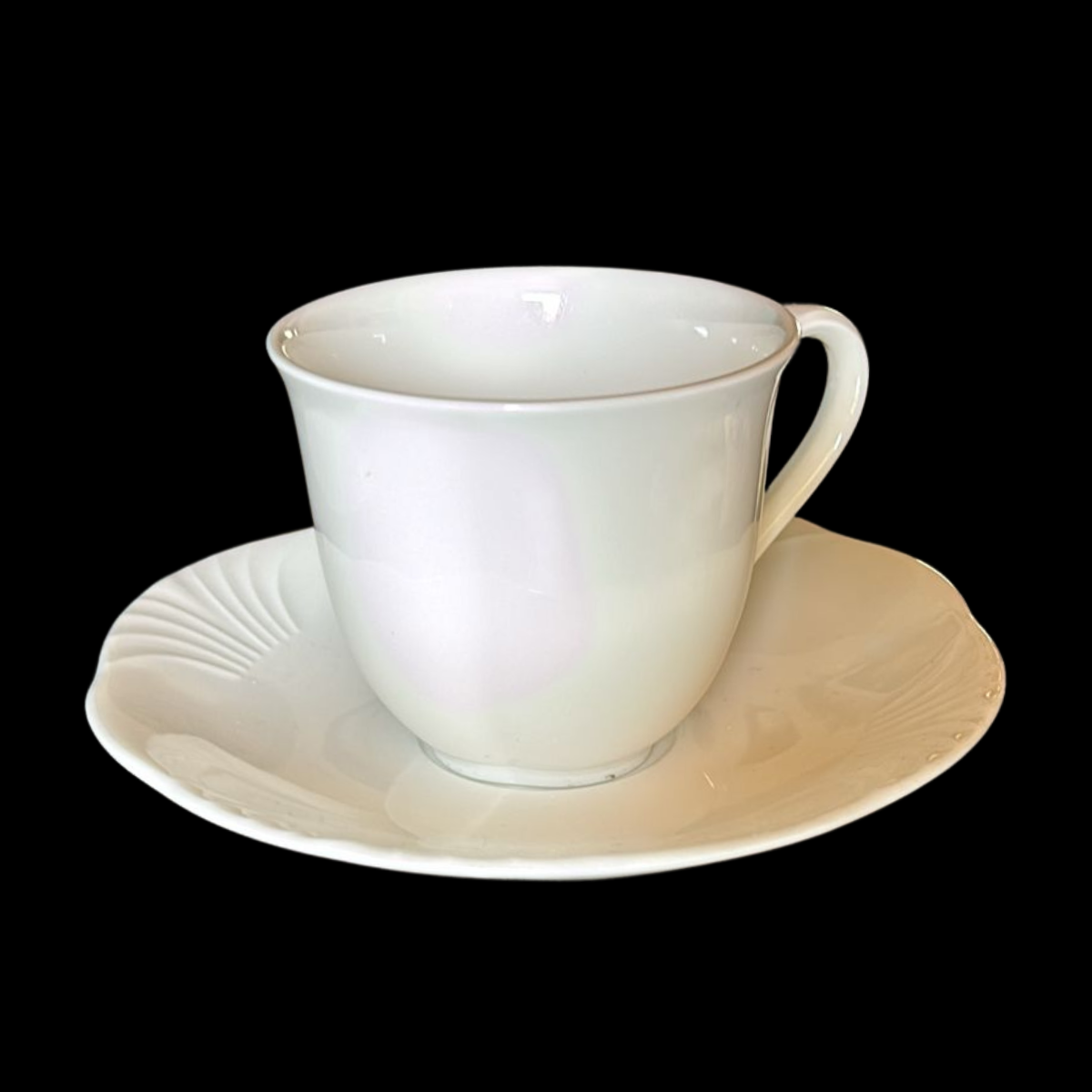 Villeroy & Boch Arco Weiss: Mokkatasse mit Unterteller (9362449563972)