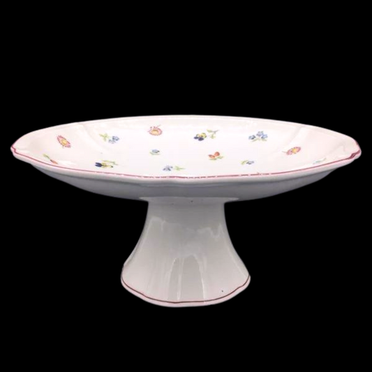 Villeroy & Boch Petite Fleur: Tafelaufsatz / Obstschale / Schale auf Fuß (7120929489033)