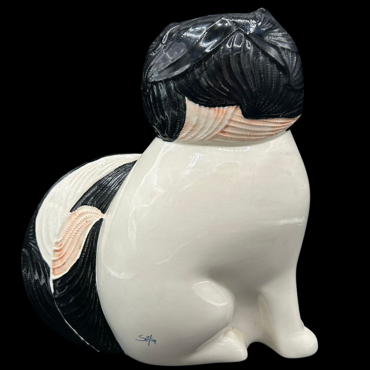 Goebel Selim: Katze - schwarz / weiß (9430396797252)