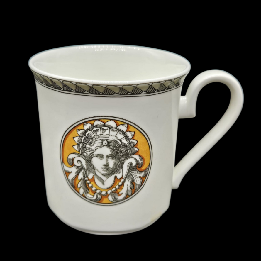 Villeroy & Boch Gallo Acanthus: Kaffeebecher / Henkelbecher / hohe Kaffeetasse (7120718102665)