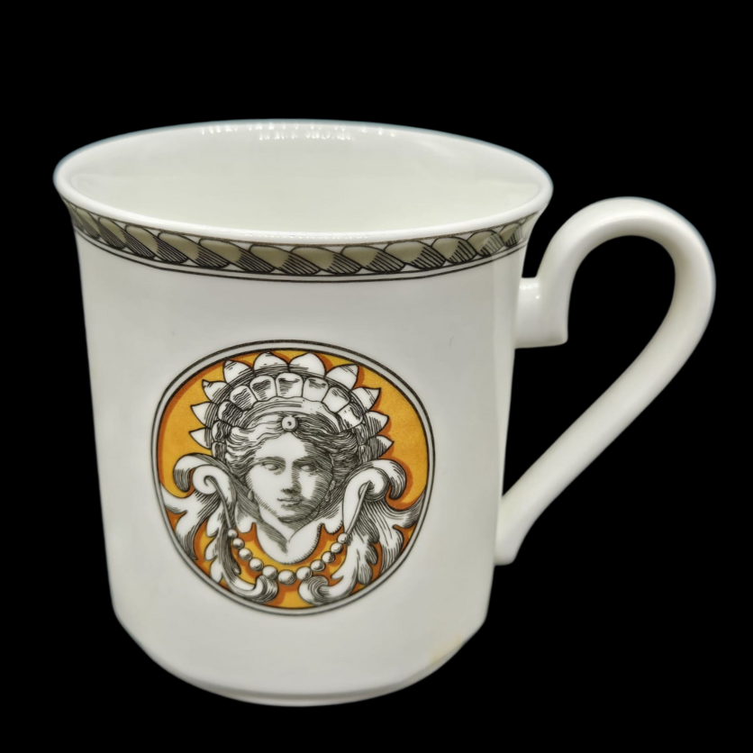 Villeroy & Boch Gallo Acanthus: Kaffeebecher / Henkelbecher / hohe Kaffeetasse (7120718102665)