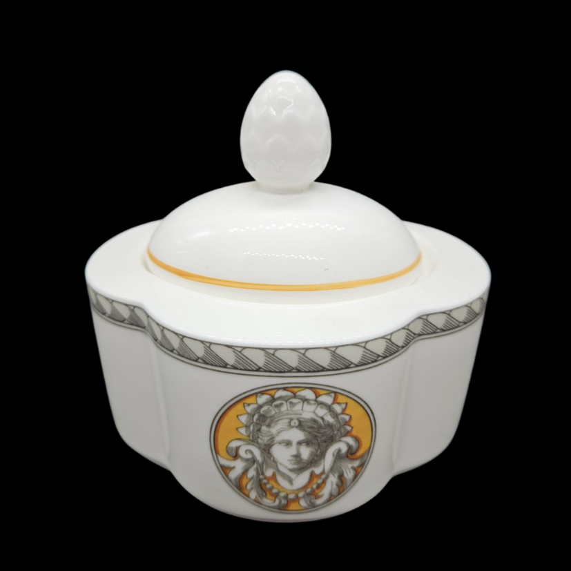 Villeroy & Boch Gallo Design Acanthus: Zuckerdose / Zuckertopf / Dose mit Deckel (8869247091012)