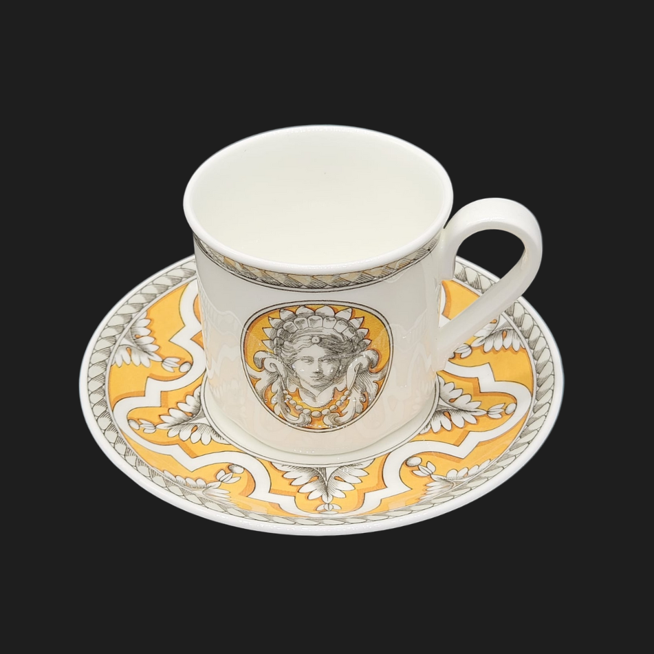 Villeroy & Boch Gallo Design Acanthus: Mokkatasse / Espressotasse mit Unterteller (8869391532356)