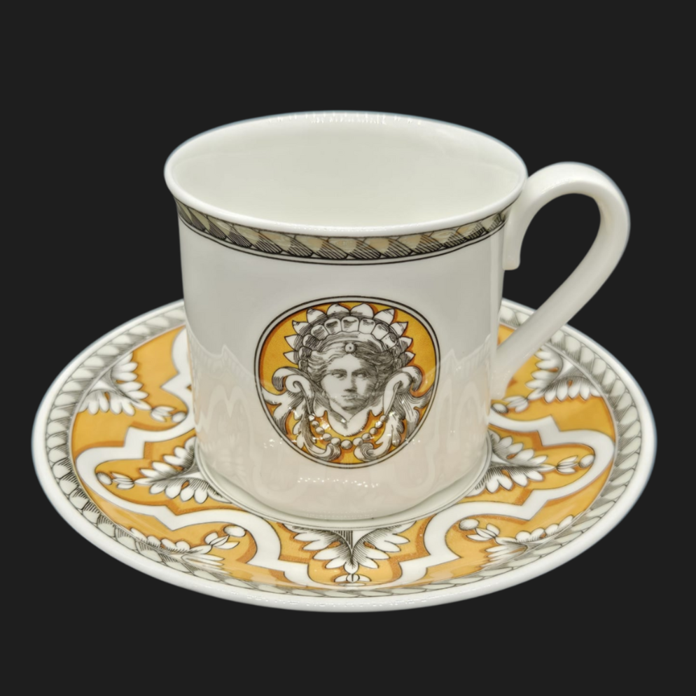 Villeroy & Boch Gallo Design Acanthus: Kaffeetasse / Tasse mit Unterteller (8869408670020)