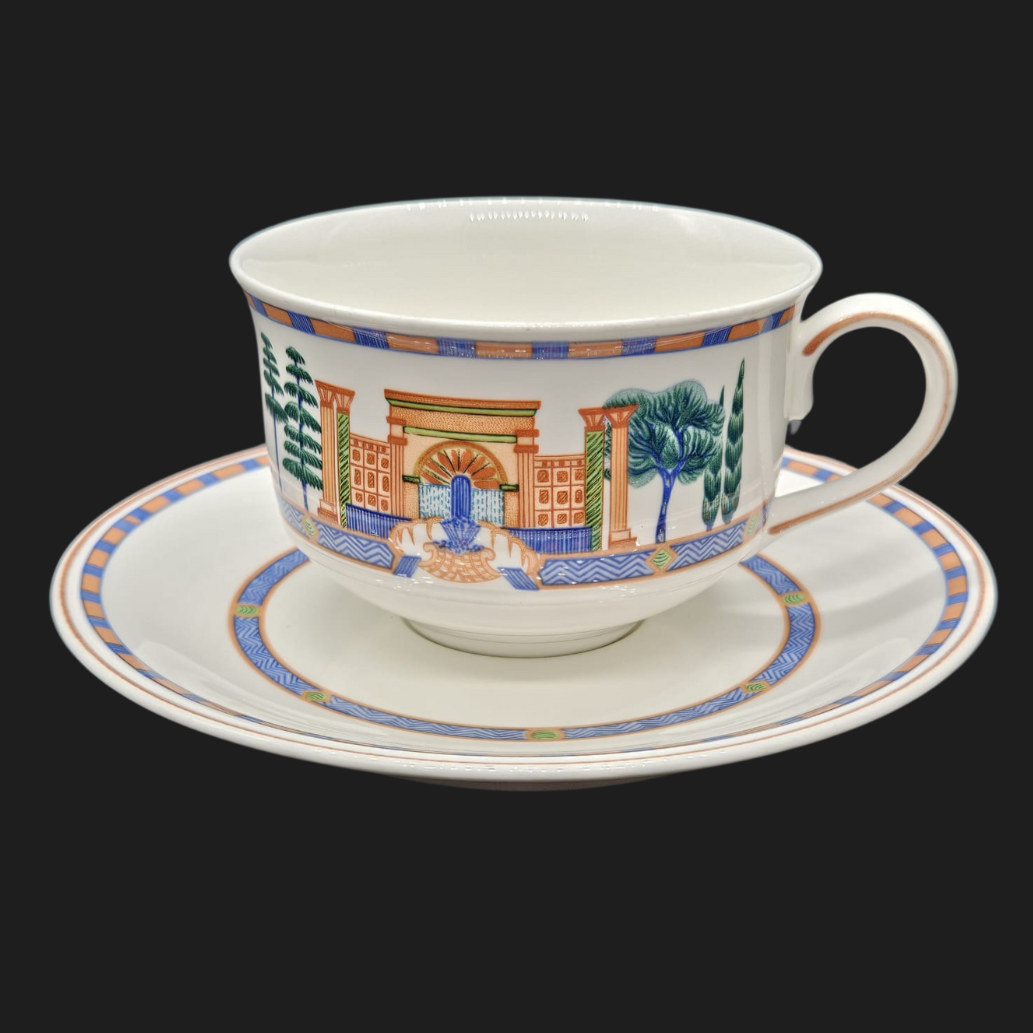 Villeroy & Boch Via Appia: Teetasse / Tasse mit Unterteller (8873016590660)