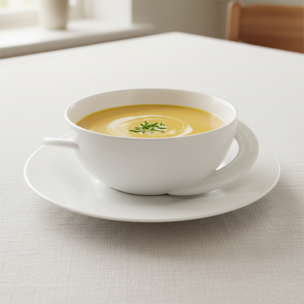Rosenthal Studio Line Cupola Weiß: Suppentasse mit Unterteller