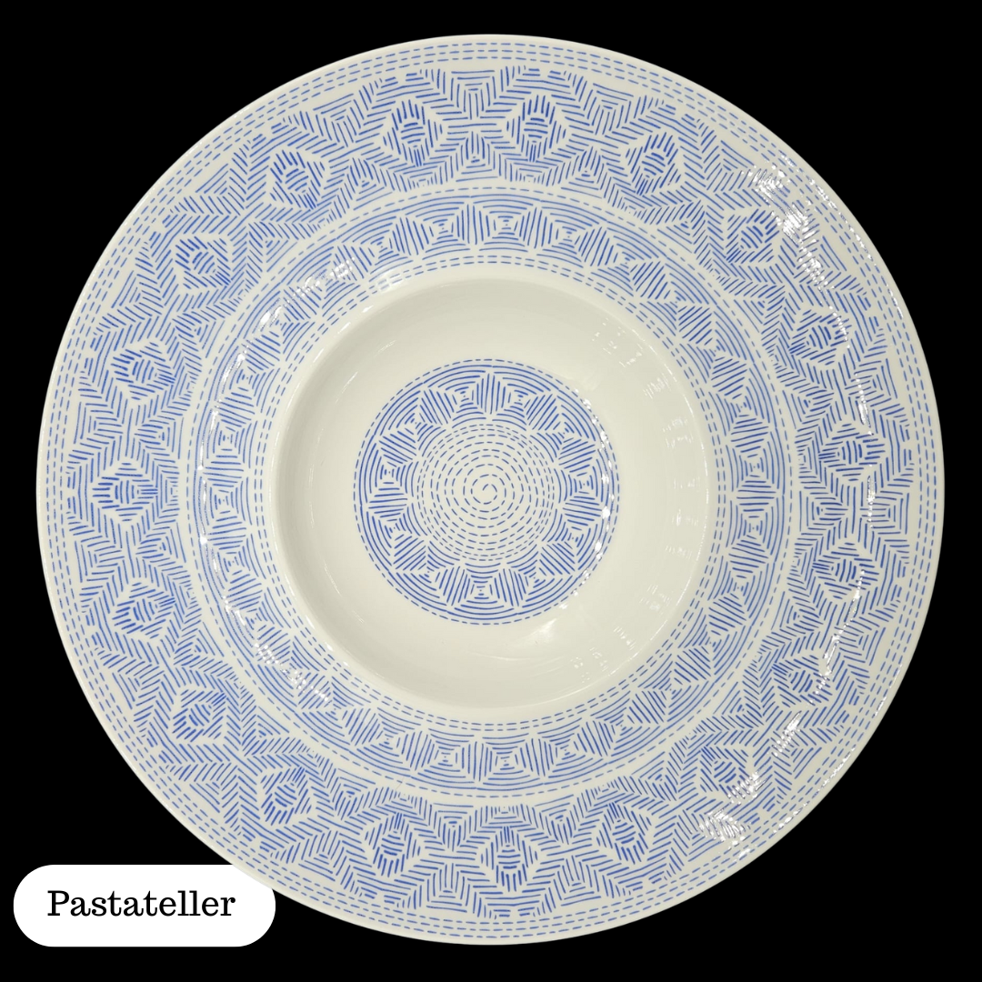Villeroy & Boch Algo Blue: verschiedene Teller blau - neu (14917731418436)