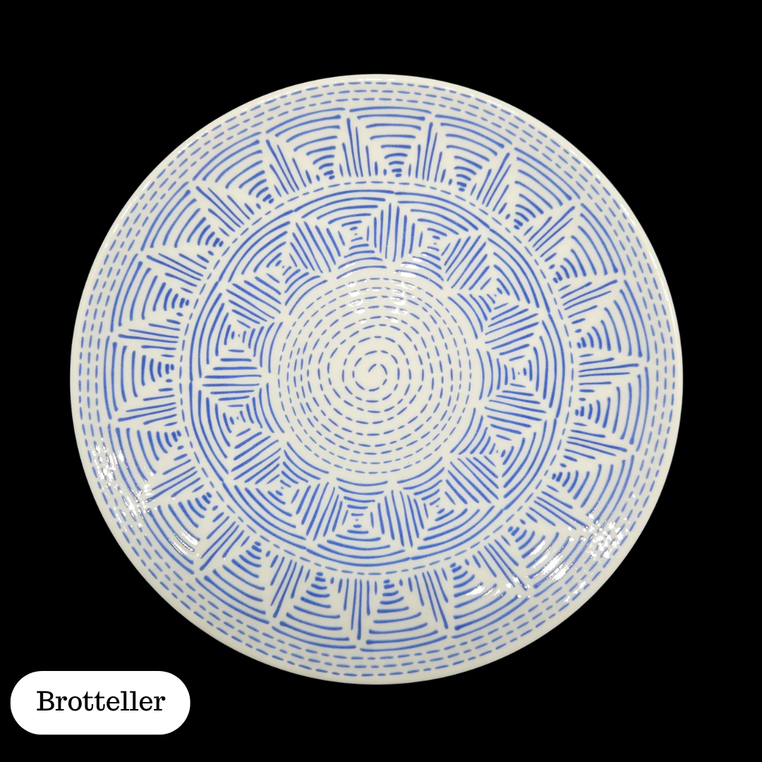 Villeroy & Boch Algo Blue: verschiedene Teller blau - neu (14917731418436)