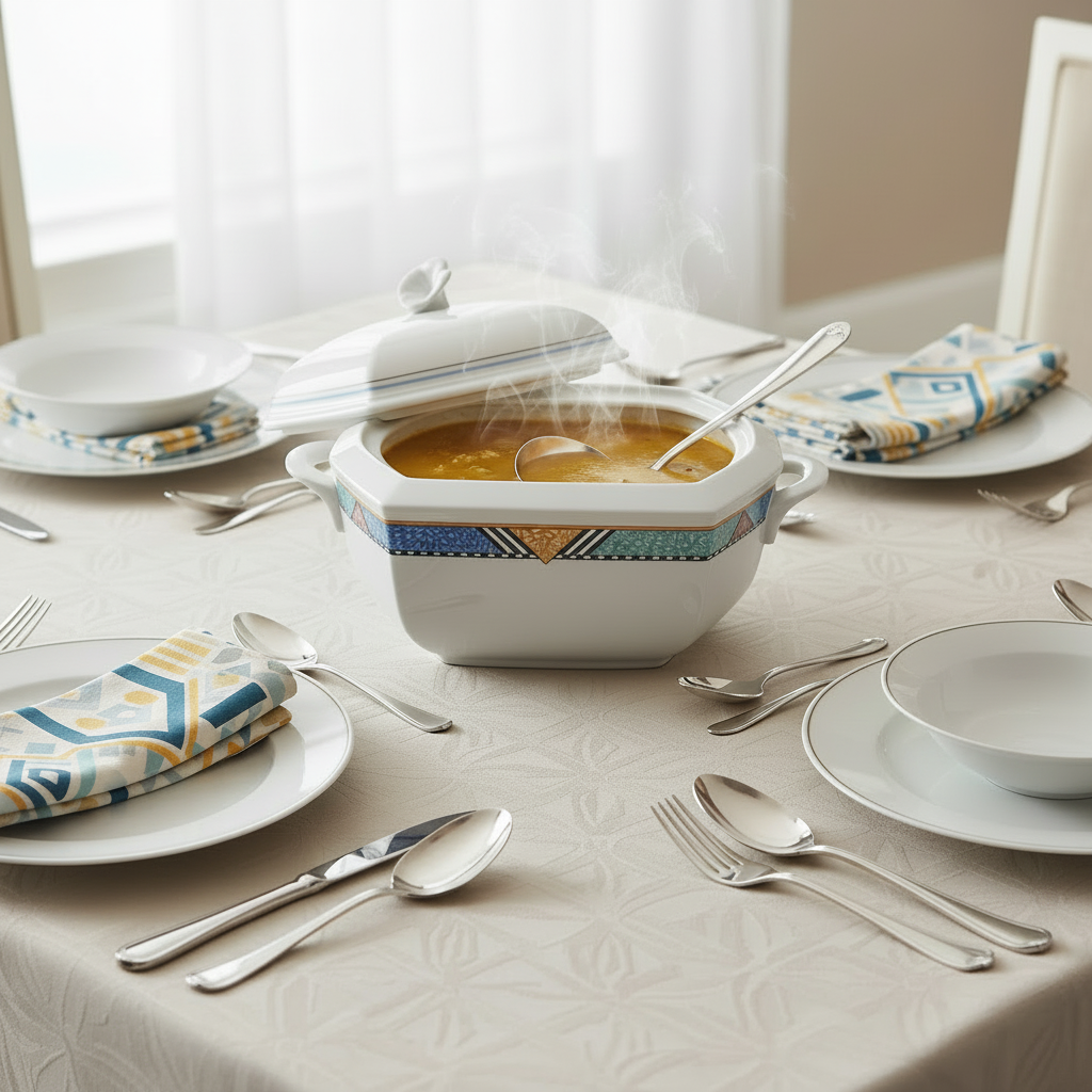 Villeroy & Boch Tiago: Suppenterrine / Terrine / Schüssel mit Deckel
