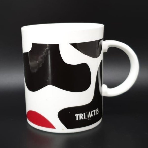 Villeroy & Boch Trilactis: Kaffeebecher / Henkelbecher / große Tasse mit Kuhflecken