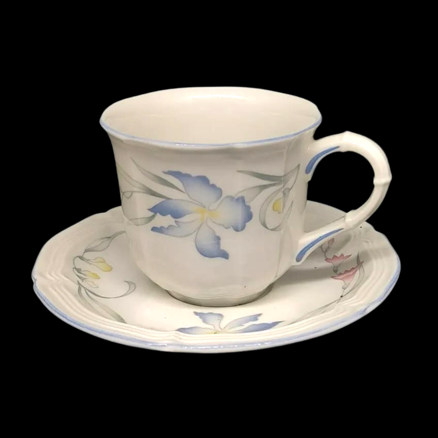 Villeroy & Boch Riviera: Mokkatasse / Espressotasse mit Unterteller - neuwertig (8493715161412)