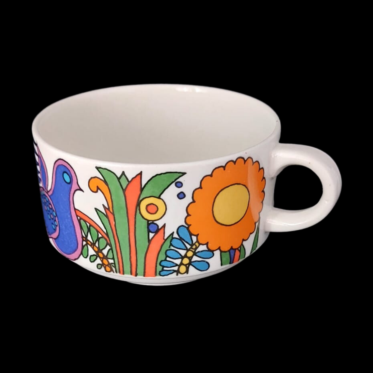 Villeroy & Boch Acapulco: Teetasse / Tasse mit Unterteller - 8,5 cm Dur / 5 cm Höhe (7120701325449)