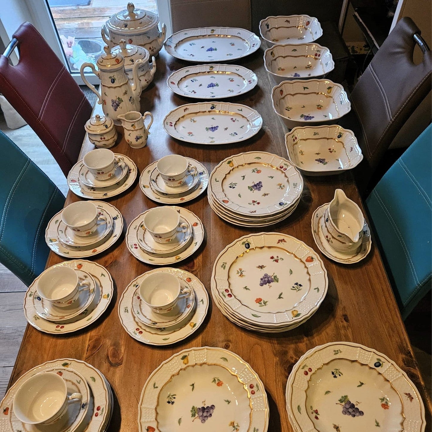 Villeroy & Boch Heinrich Bel Campo: Kaffeetasse / Tasse mit Unterteller (9123439837508)