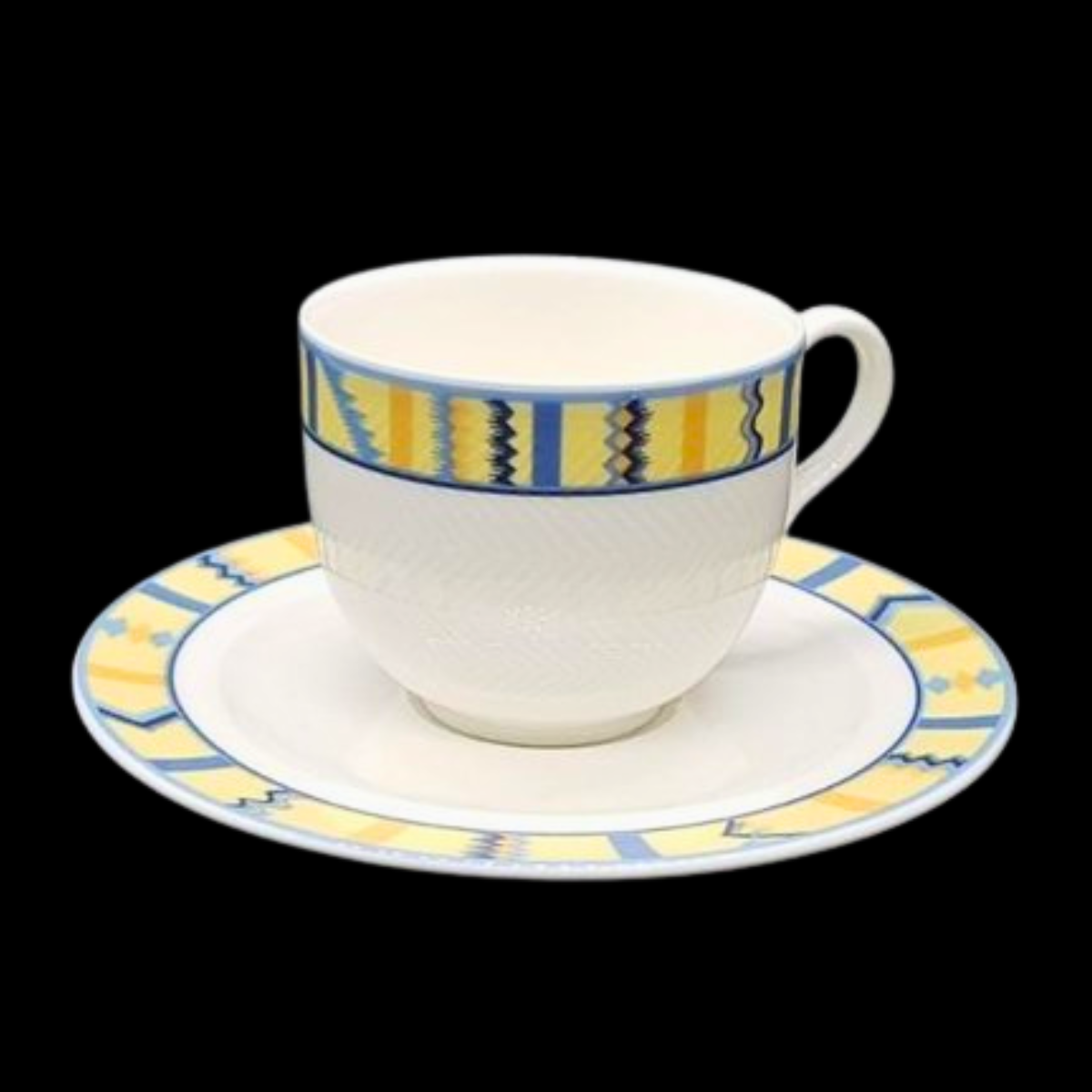 Villeroy & Boch Bali Look: Kaffeetasse / Tasse mit Unterteller (7120977821833)