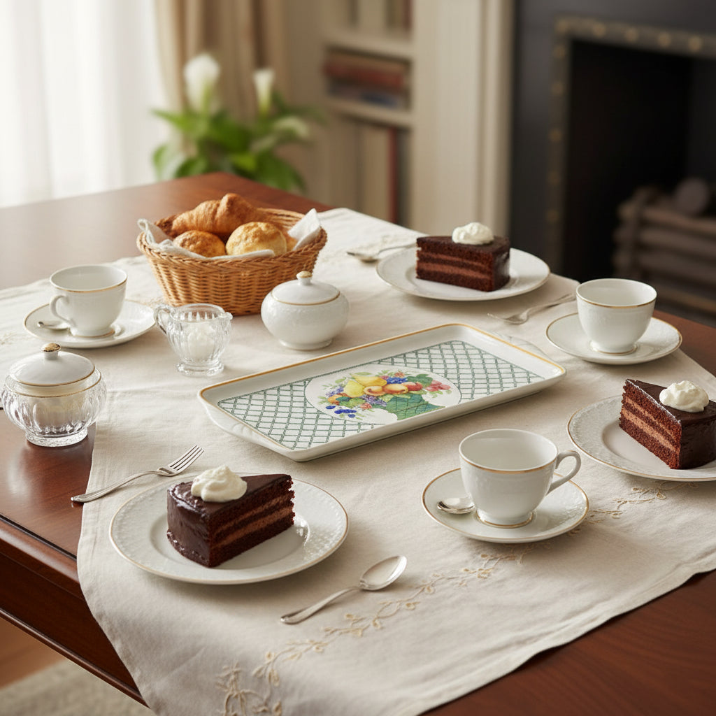 Villeroy & Boch Basket: Königskuchenplatte / Stollenplatte / Kuchenplatte - siehe Beschreibung