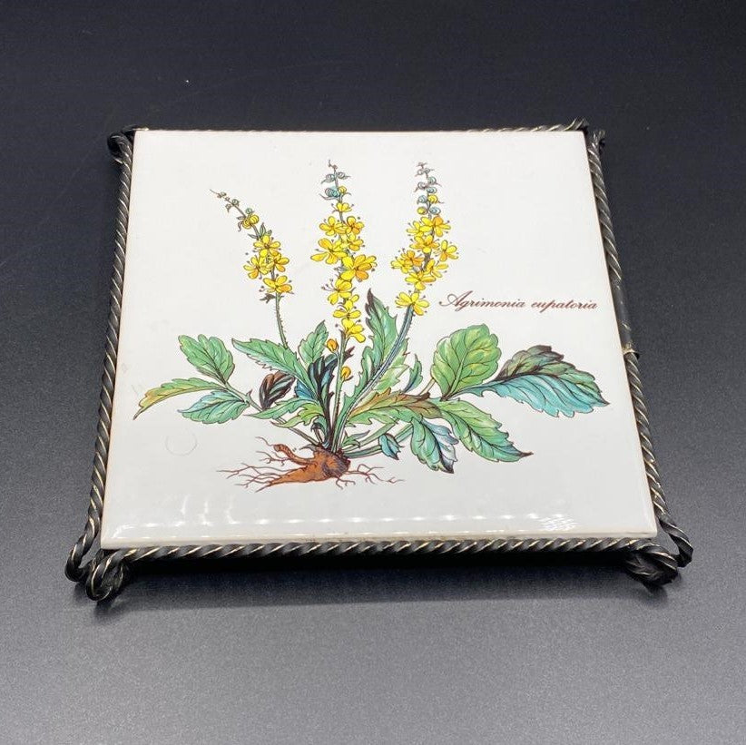 Villeroy & Boch Botanica: Untersetzer / Topfuntersetzer mit Metallgestell Agrimonia