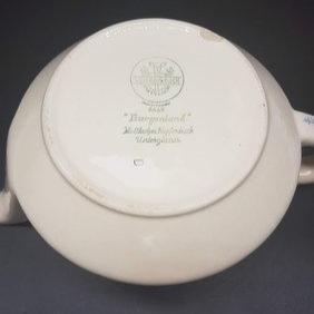 Villeroy & Boch Burgenland blau: Kanne, sehr alt (Saar-Stempel) (7120901898377)