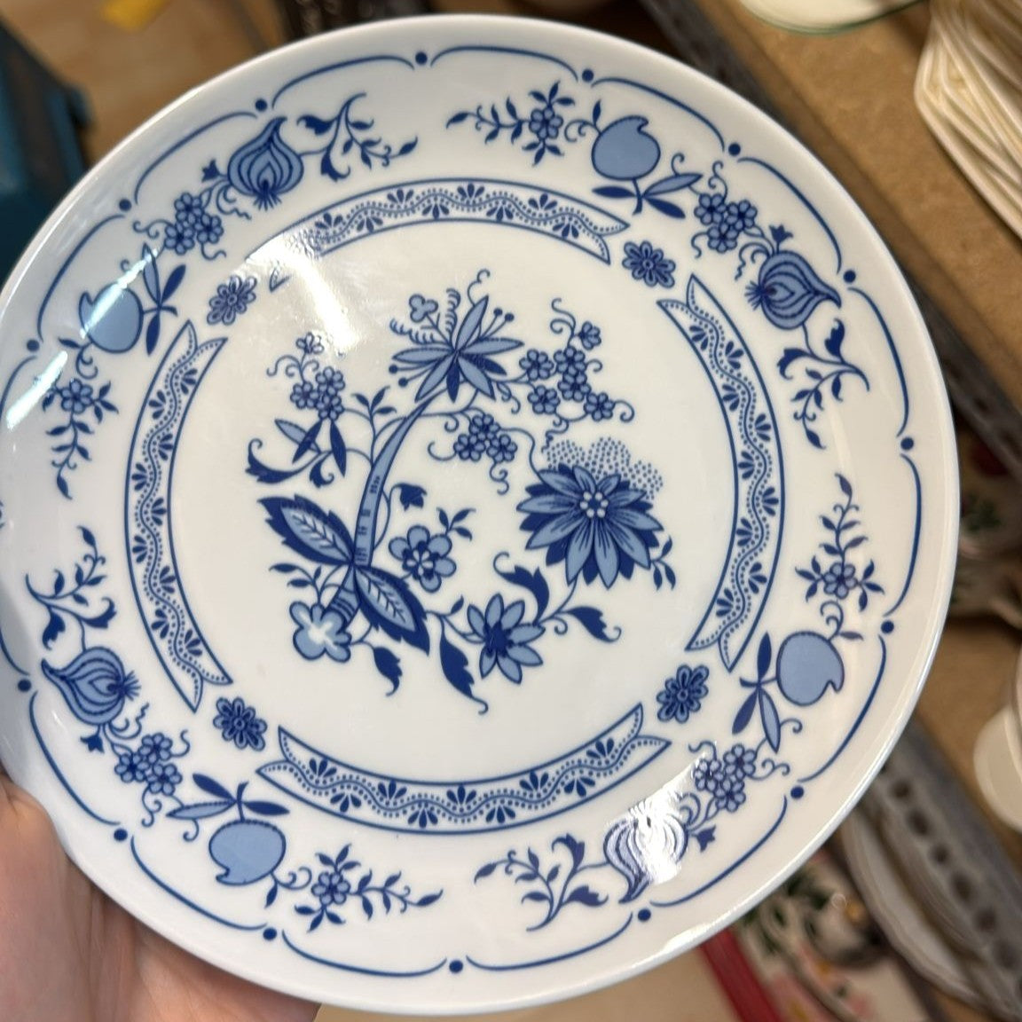 JLMENAU Zwiebelmuster : Kuchenteller / Frühstücksteller (8866894348612)