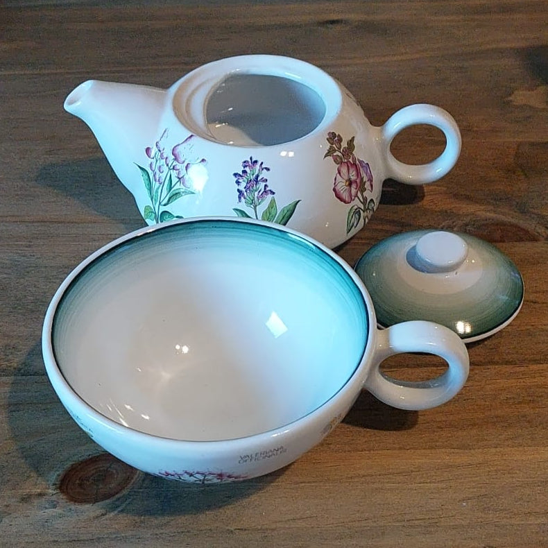 Tea for one / Teekanne mit Tasse (15037255156036)