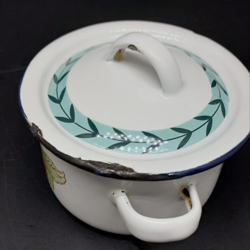 Villeroy & Boch French Garden Roanne: Kochtopf / Topf mit Deckel 9,5 cm Emaille (siehe Beschreibg) (7120983392393)