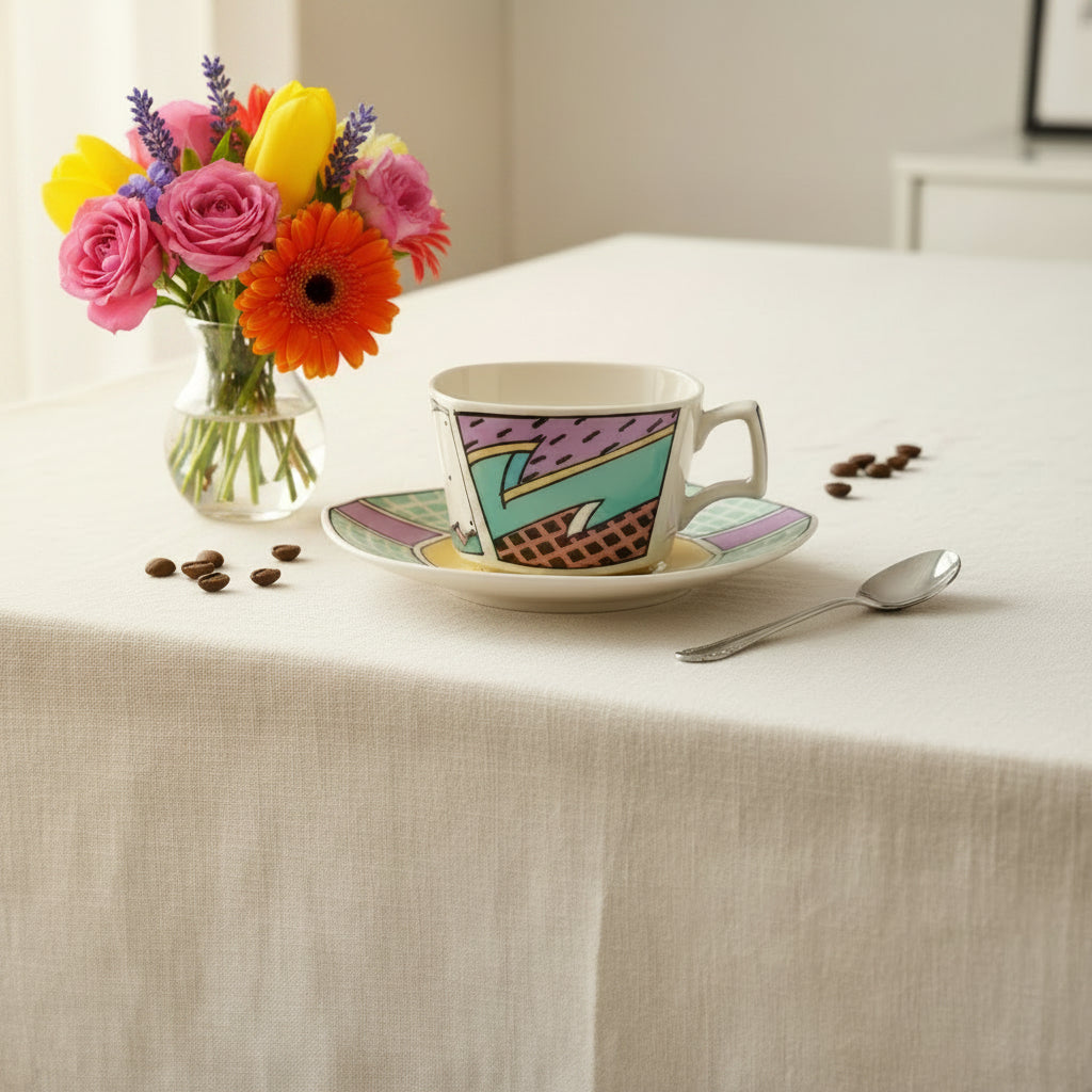 Rosenthal Flash One (Studio line): Kaffeetasse / Tasse mit Unterteller