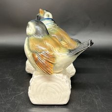 Goebel: Figuren-Set mit sechs Spatzen / Vögel / Sammelfiguren aus Porzellan (8553991340356)
