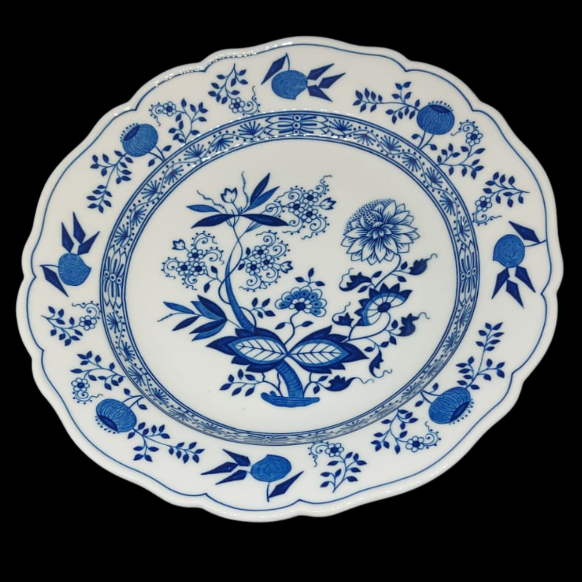 Hutschenreuther Zwiebelmuster: Speiseteller / flacher Teller - neu (8810474864964)