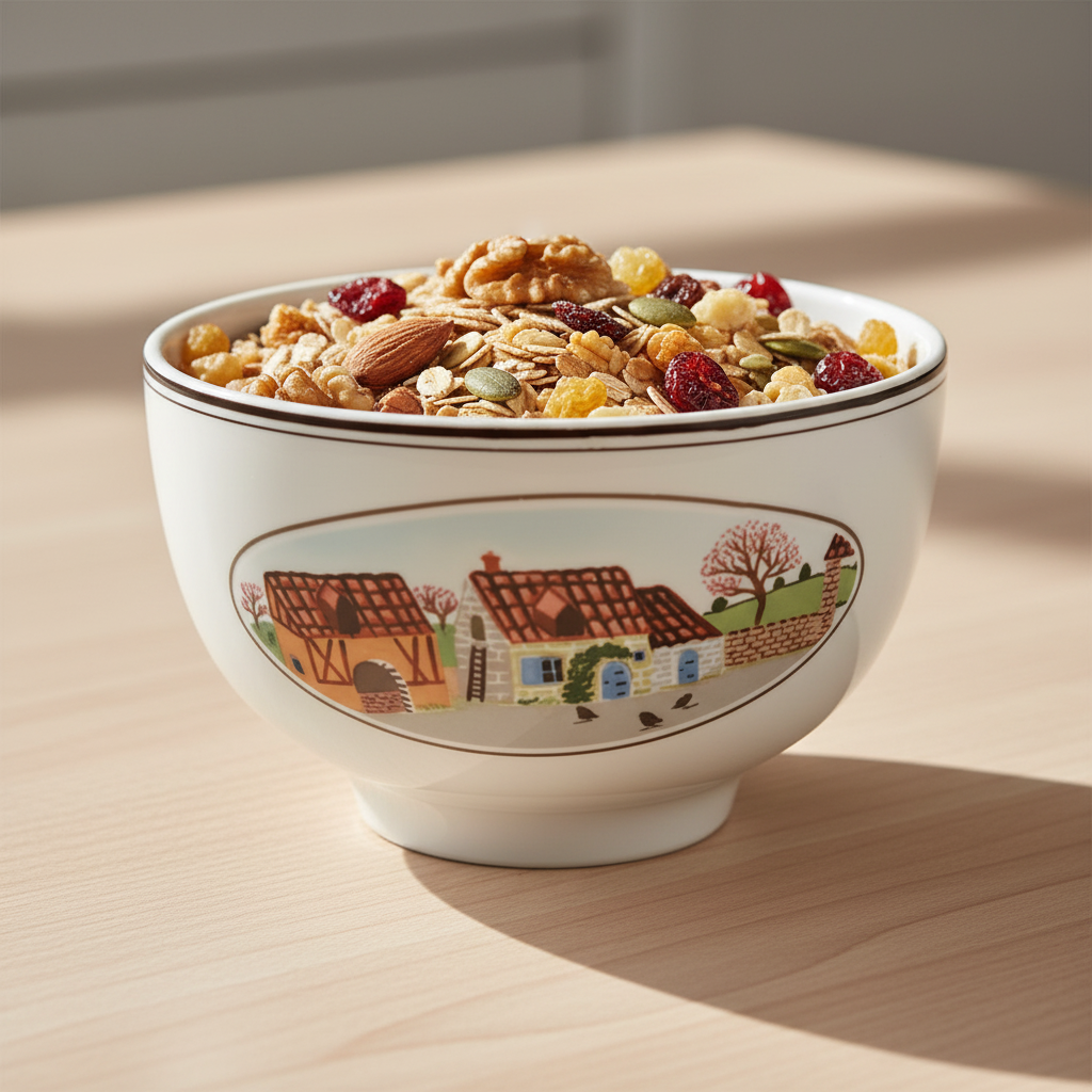 Villeroy & Boch Naif: Bol / Müslischale / Dessertschale Häuser