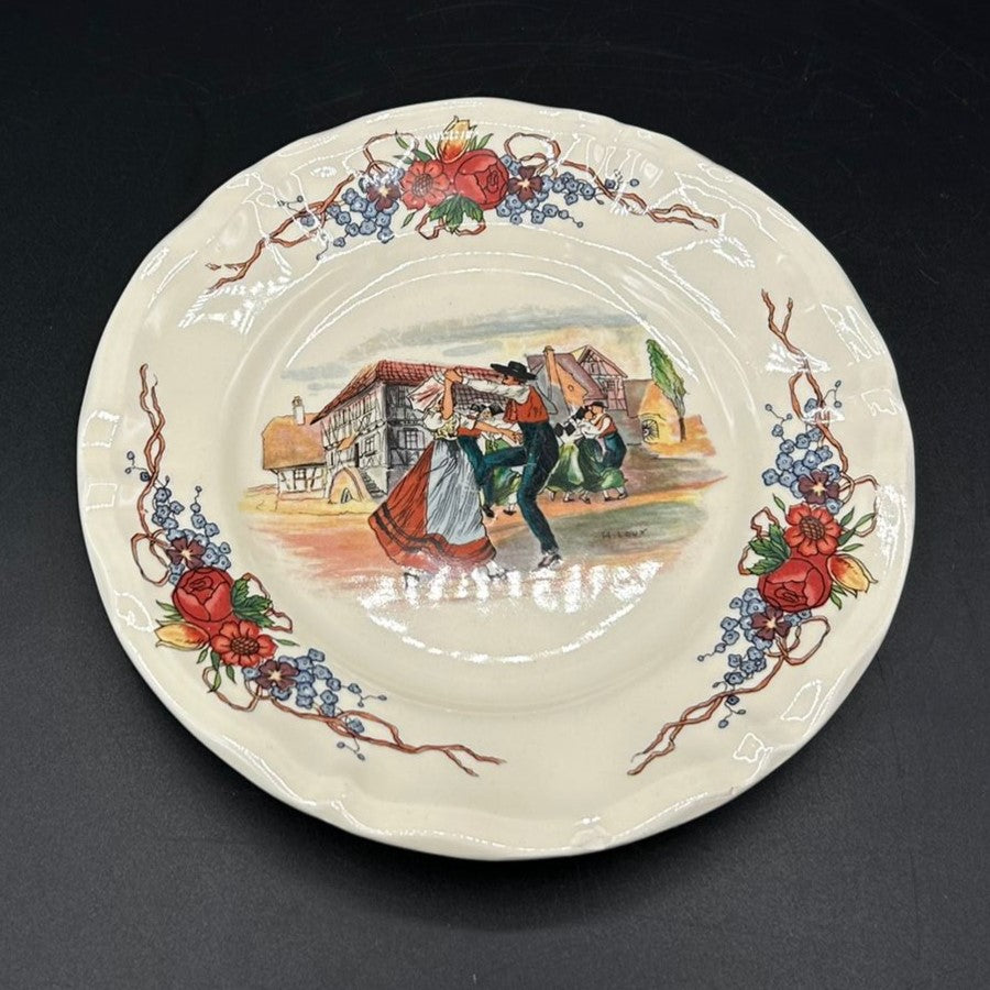 Kopie von Sarreguemines Obernai France: Fleischplatte / Platte - 40 cm (8657239048516)