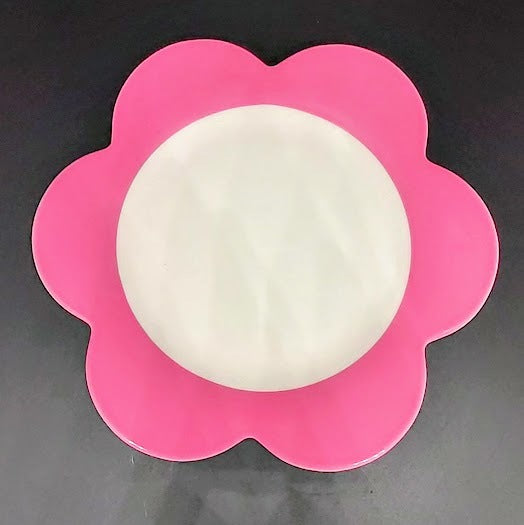 Villeroy & Boch Wonderful World: Kuchenteller / Frühstücksteller Blume - pink