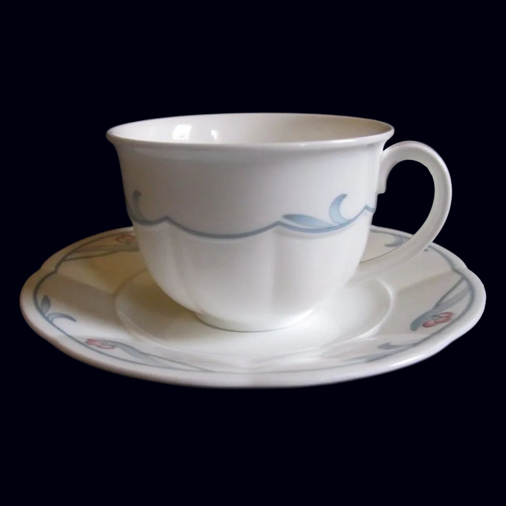 Villeroy & Boch Florina: Kaffeetasse / Tasse mit Unterteller Villeroy & Boch (7120872276105)