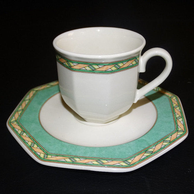 Villeroy & Boch Peppermint: Mokkatasse / kleine Tasse mit Unterteller Villeroy & Boch (7120870277257)