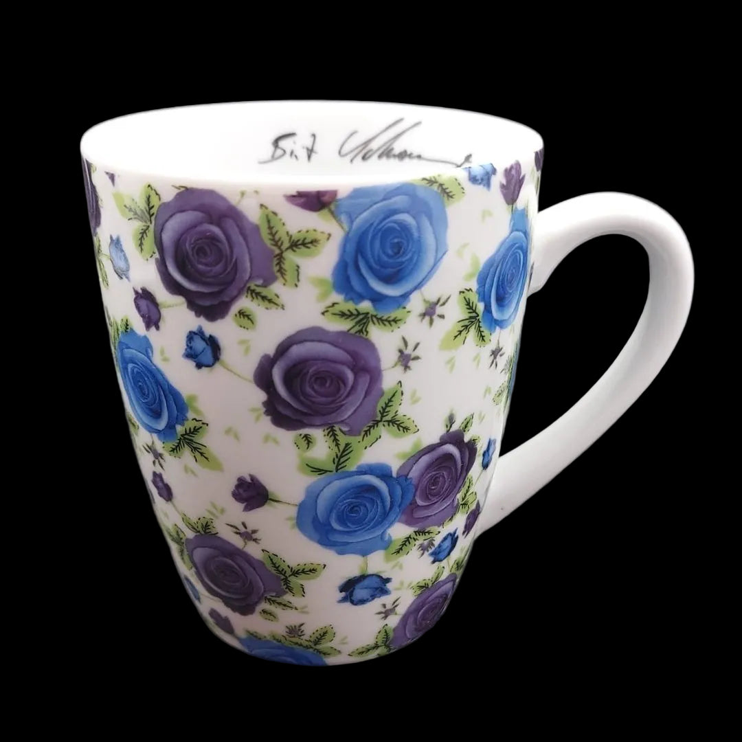 Adler Rosentasse: Kaffeebecher / Henkelbecher - neu & OVP blau Adler (7121116758153)