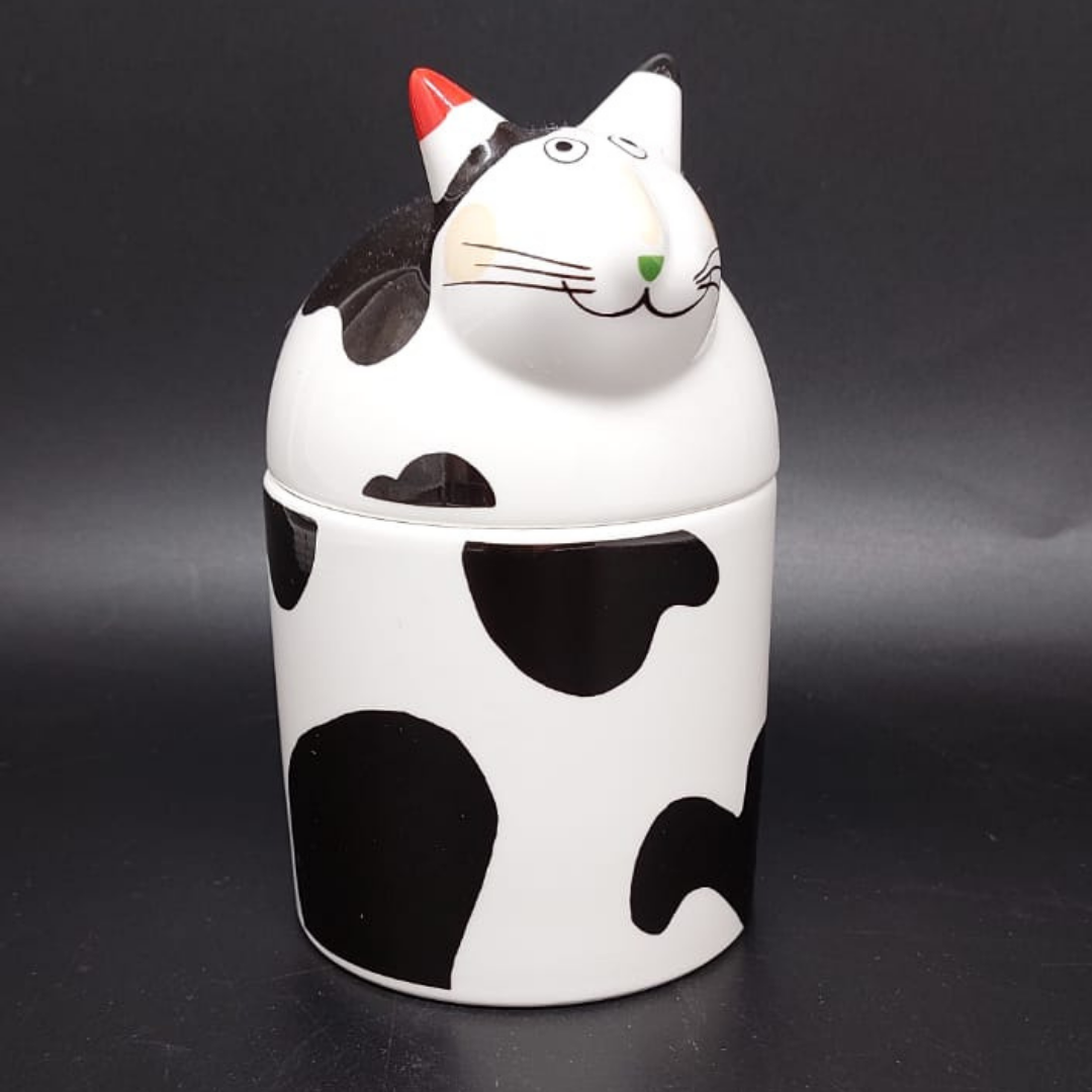 Villeroy & Boch Animal Park: Marmeladedose / Deckeldose Katze Villeroy & Boch (7120948625545)