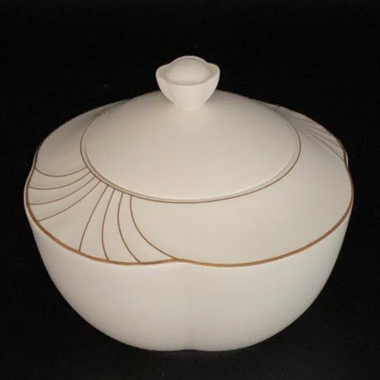 Villeroy & Boch Arco gold: Zuckerdose, zweiteilig Villeroy & Boch (7121097785481)