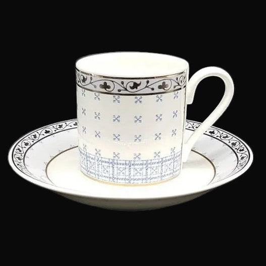 Villeroy & Boch Azurea: Mokkatasse / Espressotasse mit Unterteller - Motiv 1 Villeroy & Boch (7120886136969)